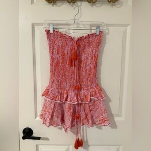 Tropical Smocked Romper